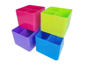 Porta Objeto Full Color C/ 3 Divisórias - Roxo Plutônio