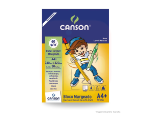 Bloco Layout Margeado A4 63g 50 Folhas - Canson